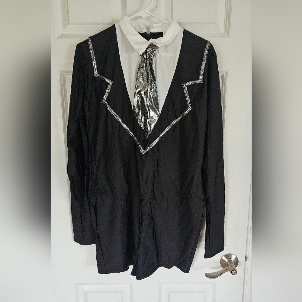 A Wish Come True 742X "Good Guys" Tuxedo Unitard - Picture 3 of 4